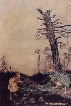  arthur - Alice im Wunderland Down the Hase Loch Illustrator Arthur Rackham